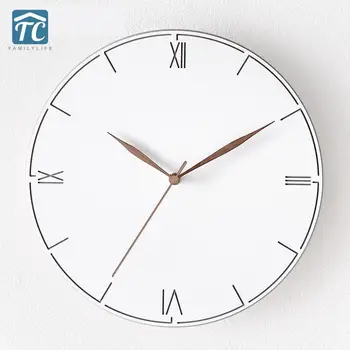 

Wall Clock Mute Nordic Light Luxury Living Room Personality Creative Fashion Modern Minimalist Atmosphere Bedroom Home Clocks