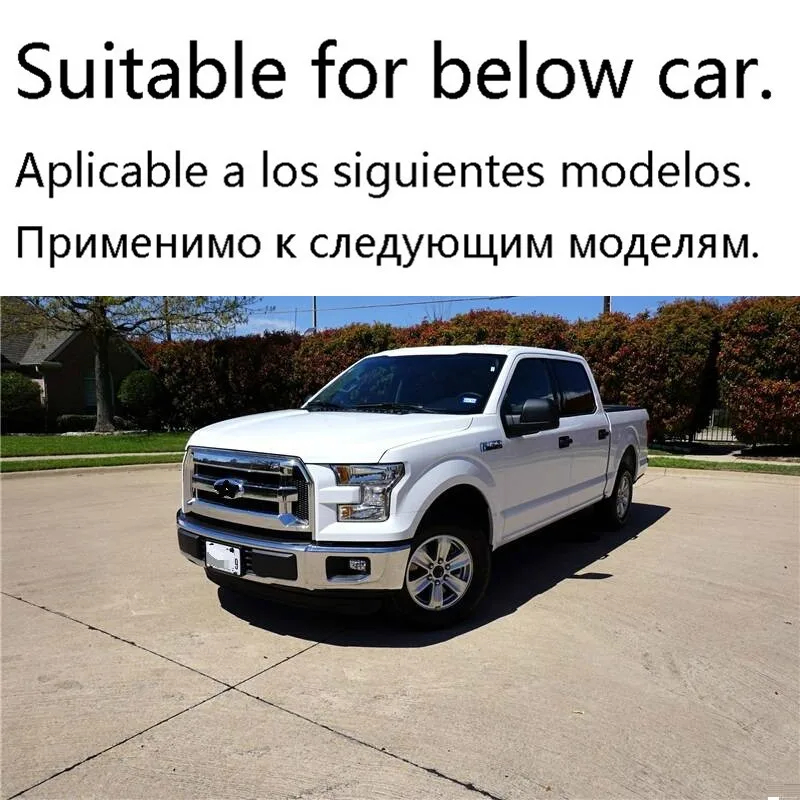 Автомобильный руль внешний хромированный Automovil Автомобильная модификация покрывает части протектора 14 15 16 17 18 19 для Ford F-150