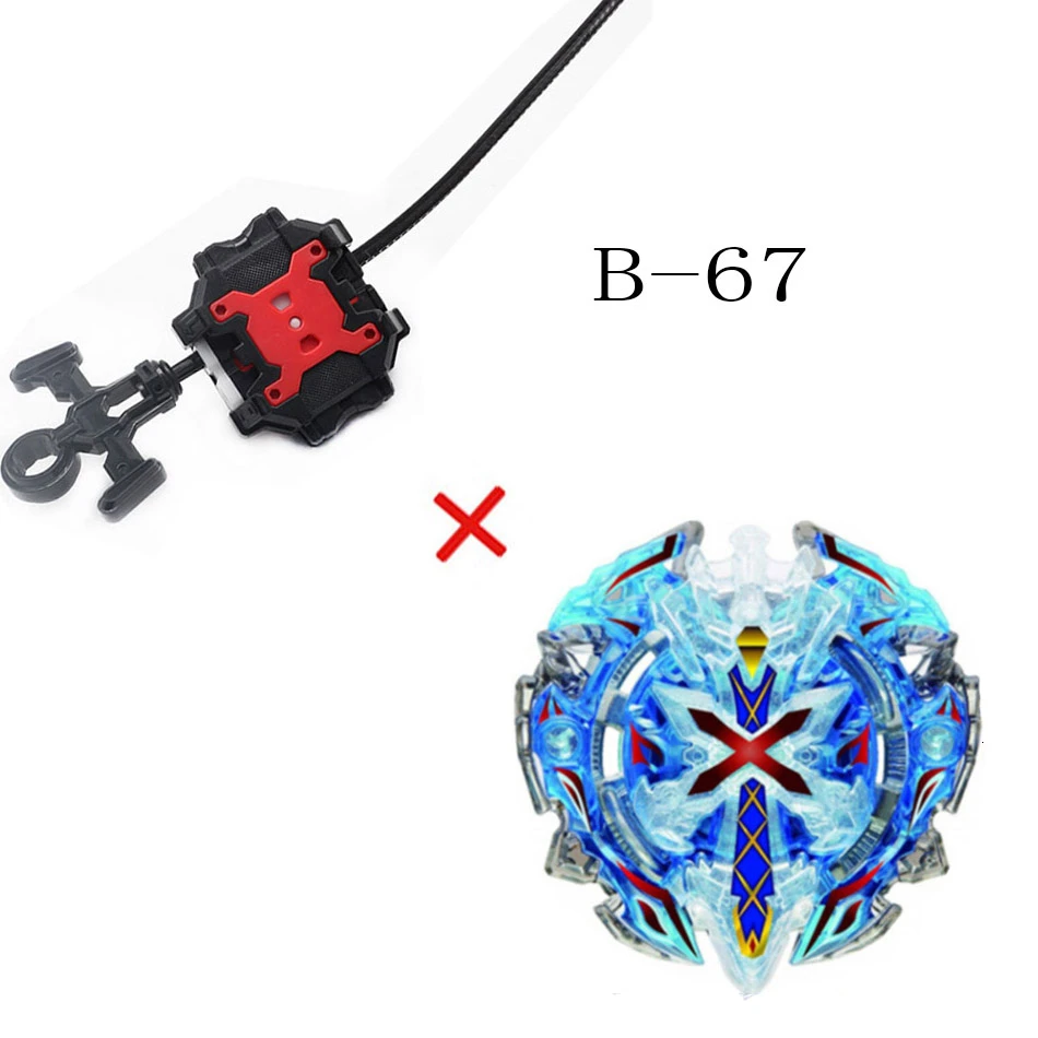 Takara Tomy Bey Bay Burst с пусковым устройством B153 B149 лезвие Лезвия Металл Fusion спиннинг игрушка-Лидер продаж, спинер Детский боевой гироскоп подарок для мальчика - Цвет: B-67