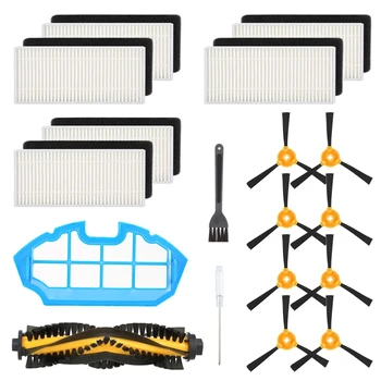 

Replacement Accessories Kit Compatible Ecovacs Deebot N79S Deebot N79 Robotic Vacuum,1 Main Brush+6 Filters+8 Side Brushes+1 Pri