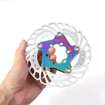 

140-S1 Mountain Road Bike Brake Cooling Disc Floating Ice Rotor For MTB Gravel Road Bike 203mm 180mm 160mm 140mm Cool Down