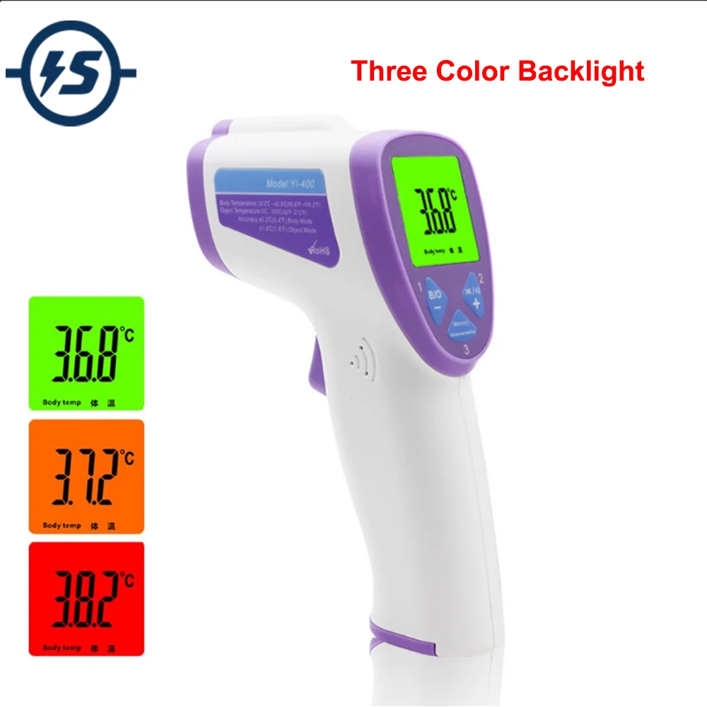 

Electronic Thermometer Red Outer Ear Thermometer Infrared Forehead Thermometer Home thermometer