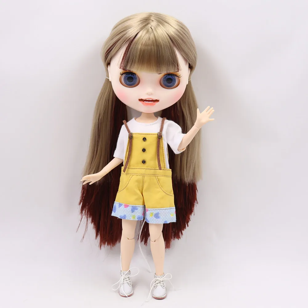 ICY 1/6 Blyth наряды индивидуальные кукла белая кожа и суставы тела с открытым ртом матовое лицо для девочки подарок Игрушка Специальное предложение