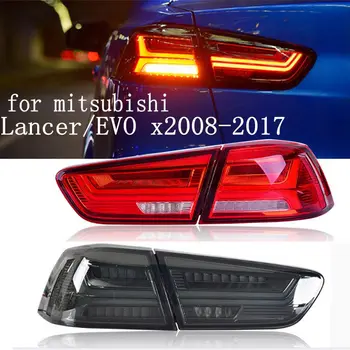 

Set for M-itsubishi Lancer EVO x 2008 - 2017 Rear LED Tail Brake Light Lamp Tail Light Signal LED DRL Stop Rear Lamp Accessories
