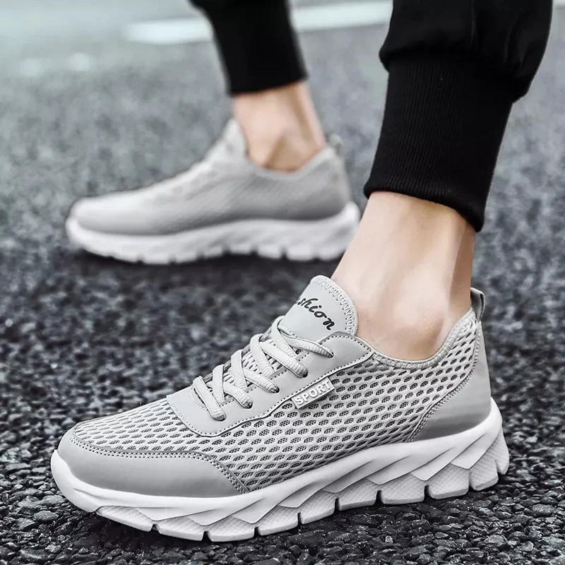 zapatos de para hombre, zapatos blancos de tacón plano, calzado deportivo informal diario, zapatillas cómodas antideslizantes para correr al aire libre| | - AliExpress