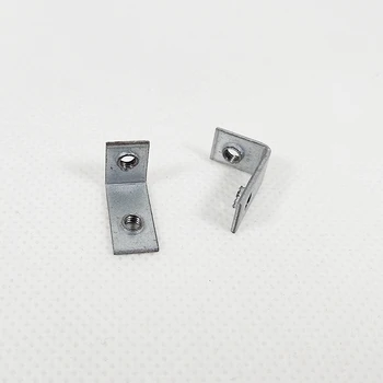 

DIY Accessories Corner Piece PCB Circuit Board Chassis Small Bracket Chassis Accessories Stamping Corner Code with Thread