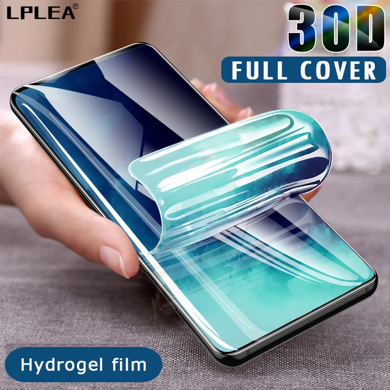 30D изогнутая мягкая Гидрогелевая пленка для Oneplus 7 Pro Защита экрана 6 6T 7T полное