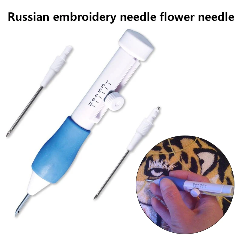 Clothing Punch Needle DIY Embroidery Magic Embroidery Pen 1.3//1.6//2.2mm Diameter