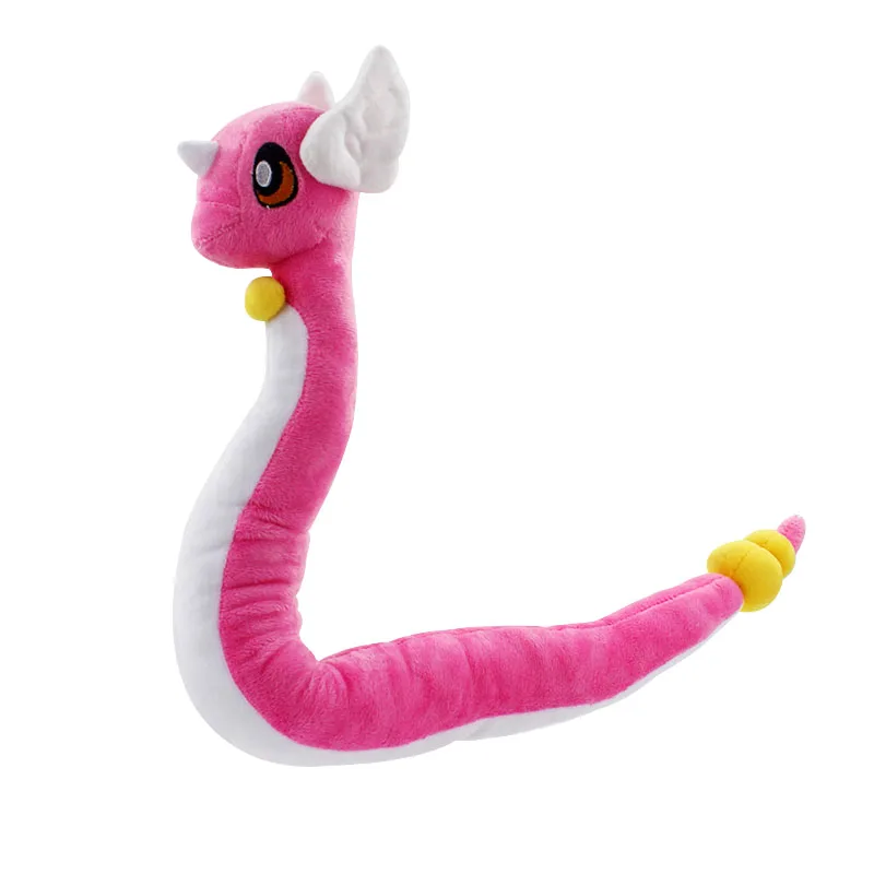 Greninja Cubone sumowoodo Mew Kyogre Dragonite Ho-Oh Psyduck Groudon Плюшевые игрушки мультфильм аниме мягкие куклы Подарки для детей - Цвет: 68cm Dragonair pink
