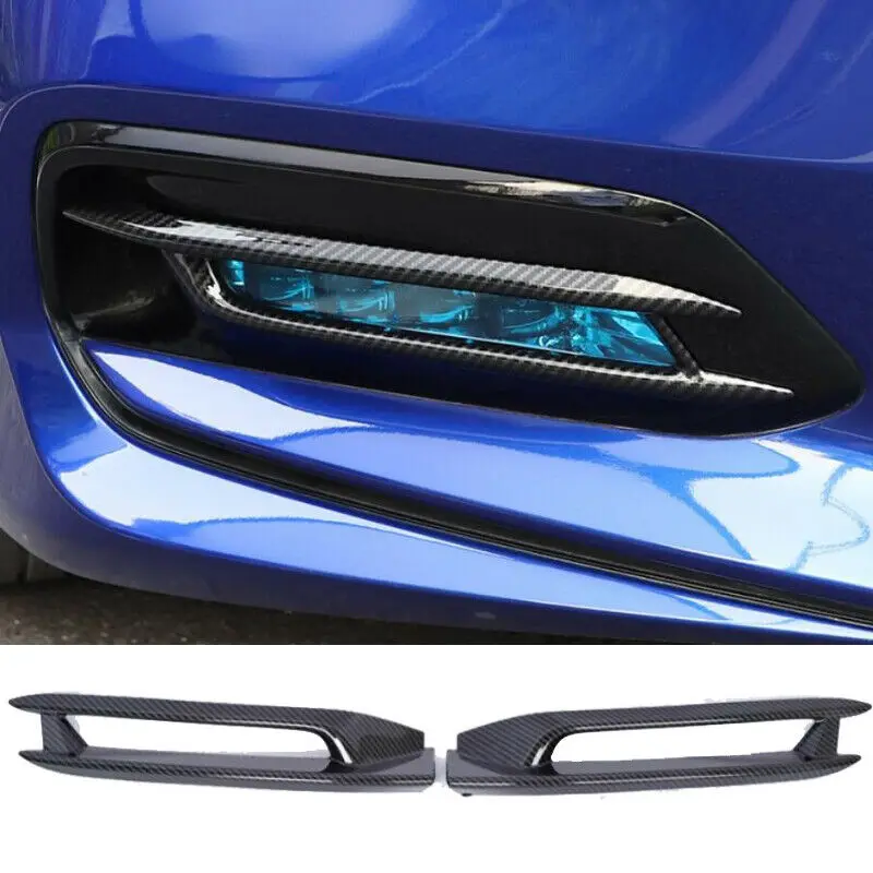 

carbon fiber look style front fog cover trim for Honda Accord 10th 2018 2019