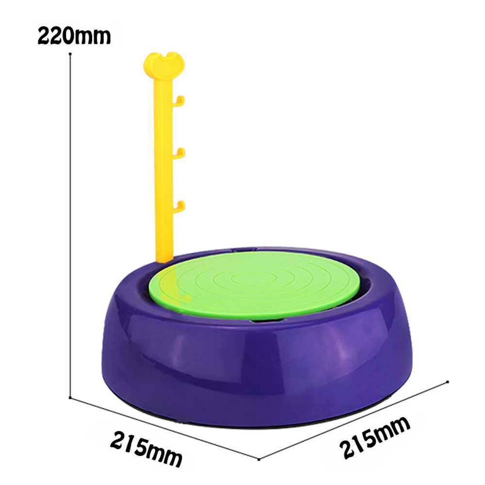 Дети ремесло игрушки Мини DIY ручной работы электрическая керамическая гончарная машина для керамических колес искусство ремесла раннего образования игрушка