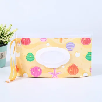 

Eco-friendly Wet Wipe Pouch Dispenser EVA Case Travel Clutch Pouch Holder Reusable Refillable Portable Baby Wipes Container