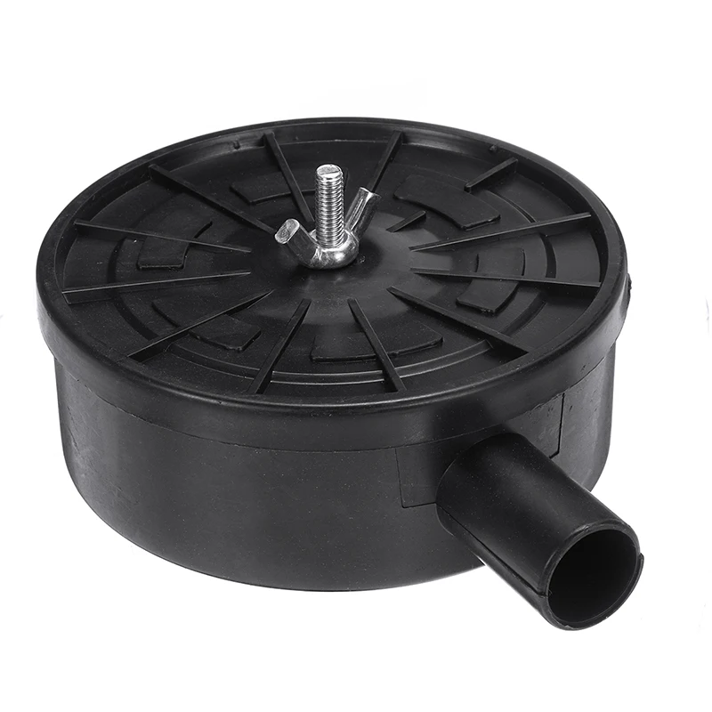 Black Plastic 3/8 PT Male Thread Air Compressor Inlet Filter Silencer Muffler DS 