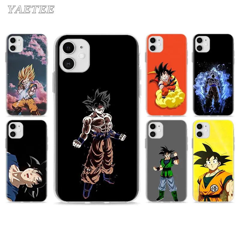 

Soft Phone Case For Apple iPhone 12 11 Pro Max SE 2020 X XS MAX XR 7 8 6S Plus Fundas Capa Back Cover Dragon Ball Coque cases