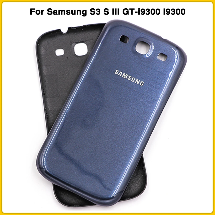 

New S3 Rear Housing Case for Samsung S3 S III GT-i9300 I9300 I9305 I535 I747 T999 Battery Back Cover Door Rear Cover Replacement