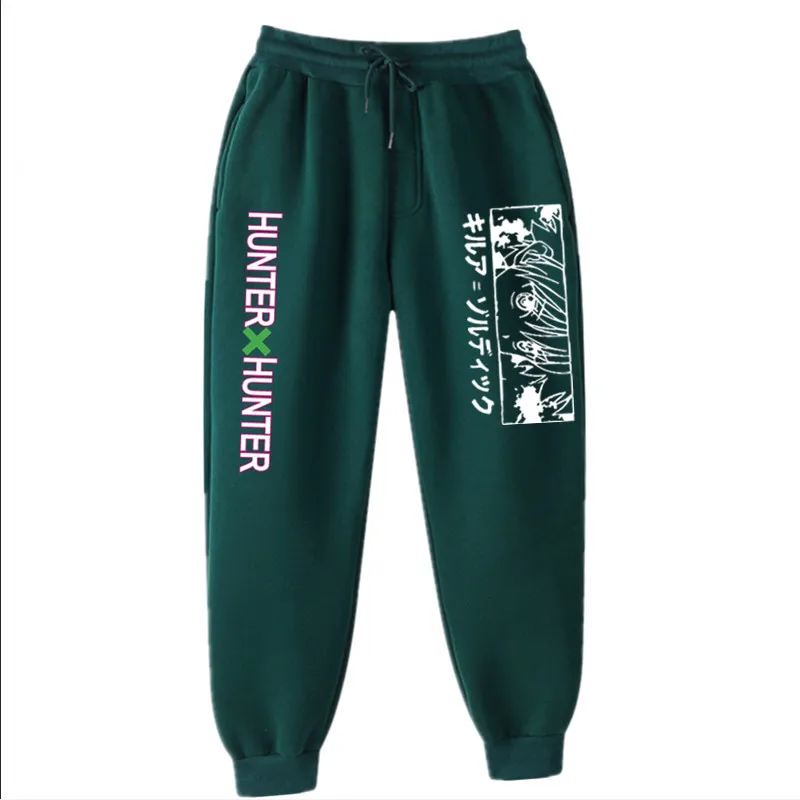 old navy sweatpants Japan Anime Hunter x Hunter Print pants Men's Sweatpants Joggers Lounge Pants Pockets Outdoor Hiking Running Trousers SweatpantS mens jogging bottoms Sweatpants