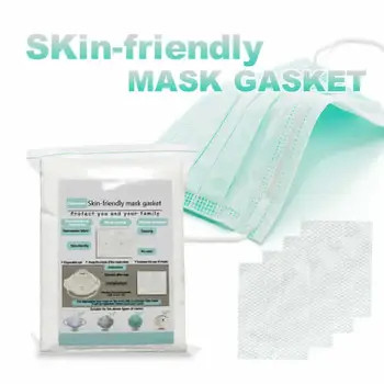 

100Pcs Disposable Face Mask Gasket Pad Anti Virus Flu Skin-friendly Anti Dust Breathable Mouth Face Mask Replacement Pad