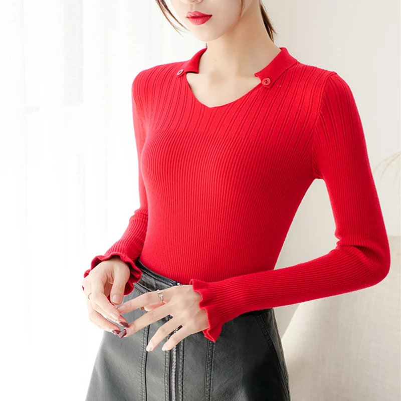 

Korean Fashion Women Sweater Thin Sweaters Women Knitted Sweater Women Sweaters and Pullovers Winter Clothes Knit Sweater Women