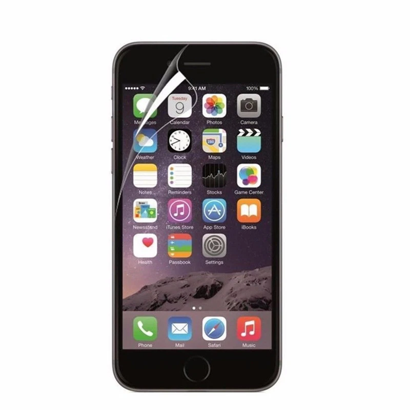 

4pcs Clear Soft Plastic screen protector Film For iPhone 8 6 6S 5 5S SE 7 Plus 11 Pro X XR XS Max
