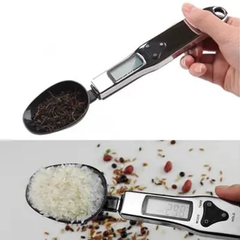 

300g/0.1g Seasoning Measure Accurate Useful Food Volume Digital Cooking Measuring Spoon Bakery Tool Portable Kitchen Supplies