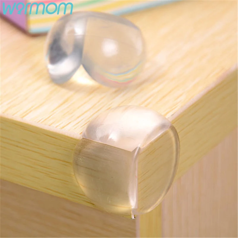 

WARMOM Baby Safety Protector Table Corner Edge Protection Cover Transparent Silicone Child Safety Protective Product New