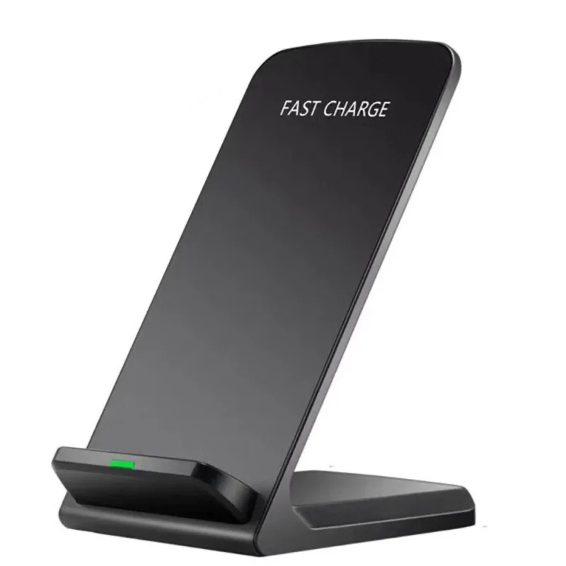 

10W Wireless Charger Stand Dual Coils Fast Charging Dock Station For IPhone For Galaxy for Samsung S9 S10+ Note 9 8