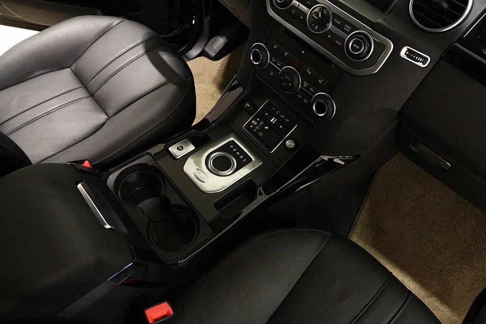 2 шт. ABS хромированные декоративные полосы для внутренней консоли Land rover Discovery 4 2010- автомобильные аксессуары