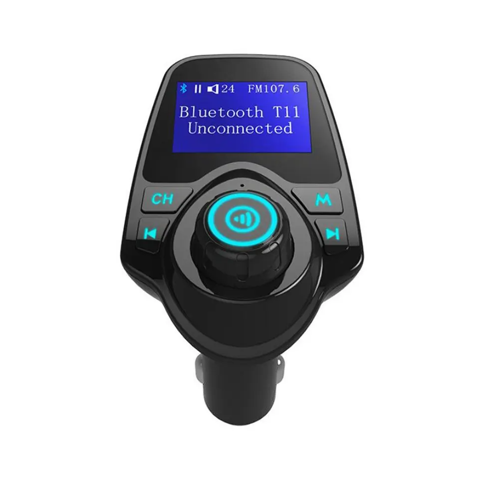 Автомобильное зарядное устройство 1,3 дюйма с Bluetooth, MP3 и USB