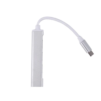 

Type-C To 4 Usb Hub Expander Ultra-Thin Mini Portable 4-Port Usb 3.0 Hub Usb Power Interface For Laptop Tablet Computer