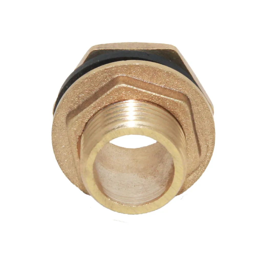DN15 Brass Water Tank Hose Connector Water Tube Pipe Connector Adapter Tap Fittings Cistern Hose Connector 26.5mm