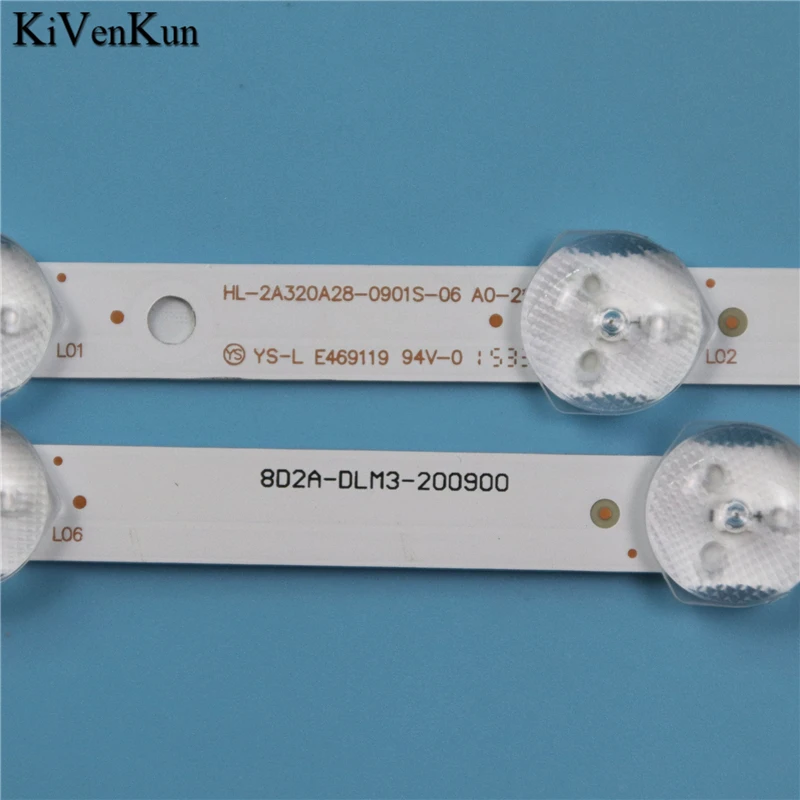 Tvs de 581mm com faixas de led