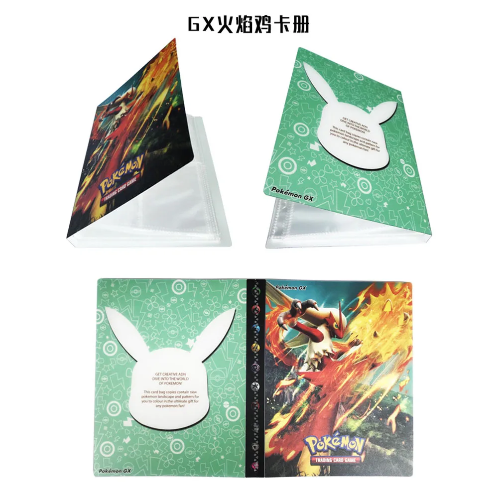 240pcs Cards Holder Album Toys For Novelty Gift Large Capacity Pokemon Cards Book Album Book Top Loaded List Playing Card BC0230 (10)