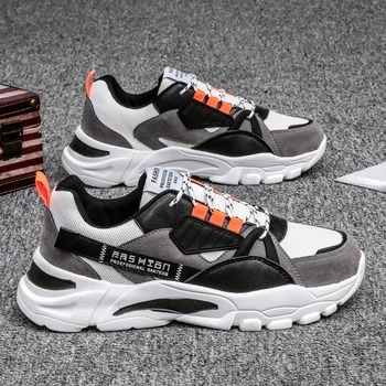 

Hot Men Casual Shoes Lace-up Mens Shoes Comfortable Breathable Walking Sneakers Tenis masculino Zapatillas Hombre