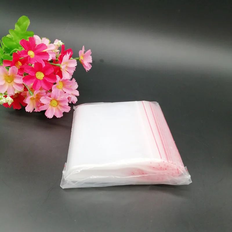 

500pcs Plastic Ziplock Bags Reclosable Fresh Keep Clear Zip Lock Plastic Bags Reclosable Zip Lock Poly Small Jewelry Bag Storage