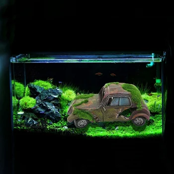 

Resin Moss Decorative Safe Non-Toxic Imitation Old Car Ornament Fish Tank Decoration Aquarium Ornament Decoration