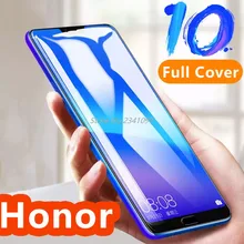 Чехол на Honor 10 Защитное стекло для Huawei Honor10 закаленное полное