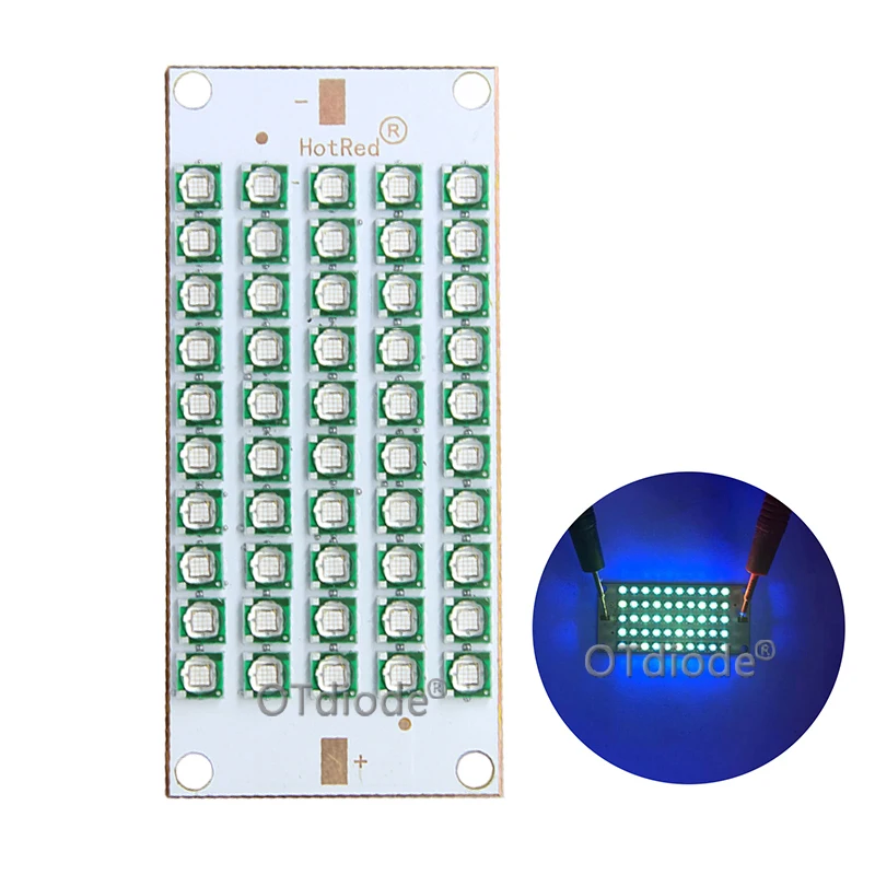 50W150W LG Epistar 3535 UV Lamp 365nm 370nm Purple LED for 3D Printer Flatbed 55*25mm glue curing light Currency Identification
