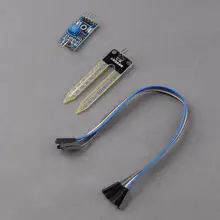 Измеритель влажности почвы модуль обнаружения датчик влажности прибл. 3x1,6 см LM393 стабильный 3,3-5 V(1 шт.);