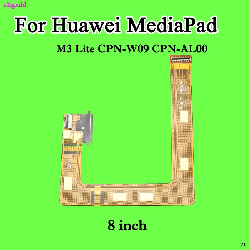 Новая материнская плата подключить главную плату материнская плата для huawei MediaPad M3 Lite M3Lite CPN-W09 CPN-AL00 8 дюймов 10 дюймов ЖК гибкий кабель
