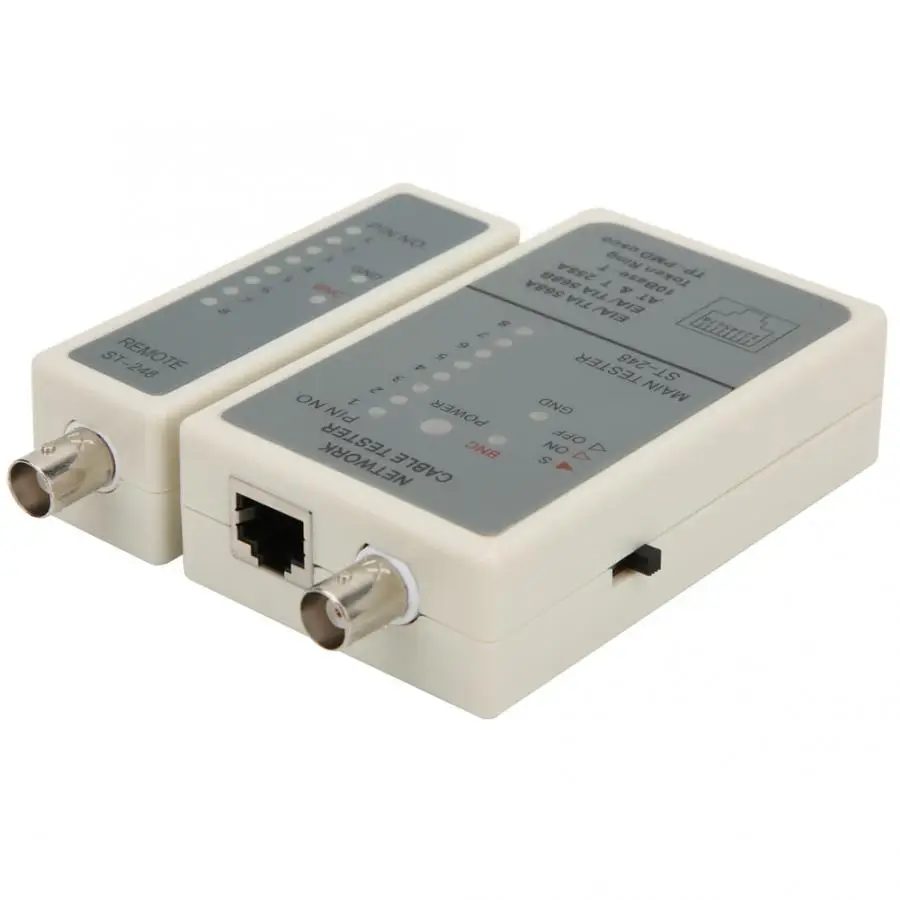 Сетевой тестер коаксиального кабеля RJ45/RJ12/RJ11 LAN Кабельный тестер линия искатель поиск инструмент автоматический выключатель Finder