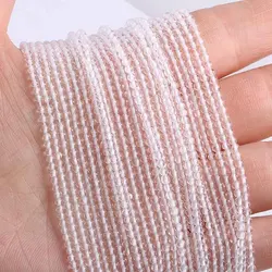 Wholesale Natural Stone Beads in Rose Quartz, Amethyst, and Agate for Jewelry Making and DIY Bracelet Crafting (Watermelon White)