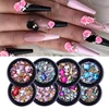 1Box 3D Nail Rhinestones Stones Mixed AB Colors Flat Bottom Nail Studs with Nail Tweezer Crystals Nail Art DIY Design Decoration ► Foto 1/6