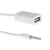 Car MP3 3.5 mm Male AUX Audio Plug Jack to USB 2.0 Женский Конвертер Кабель Шнур Аксессуары для Интерьера Автомобиля Бутик Новая Горячая Распродажа