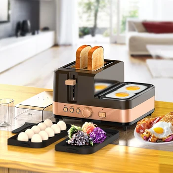 

2 Toaster oven bread toaster sandwich maker circuito electronico timer defrost breakfast sandwich maker 2-3 slices 220-240v