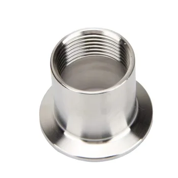 

1pcs 1/2" - 2" DN15-50 Stainless Steel SS304 Sanitary Female Threaded Ferrule Pipe Fittings Tri Clamp Type