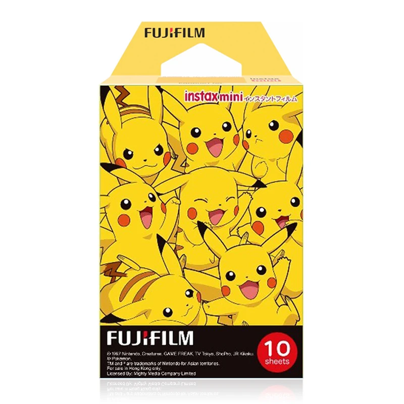 Fujifilm Instax Mini Pokemon Instant 10 пленка для Fuji 7s 8 25 50s 70 90 и SP-1, 2 принтера