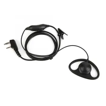 

2-Pin D-Type Walkie Talkie Earpiece Headset Two Way Safety Radio Earphone Fits for Baofeng Hot Sale