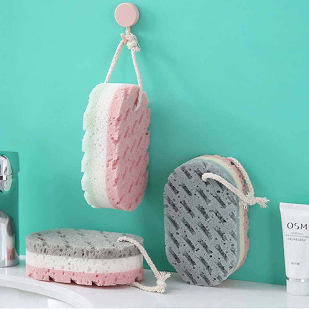 Three-color Sponge Bath Ball Soft Shower Rub Quick Foaming Massage Brush For Whole Body Exfoliation Bath Accessorie exfoliating shower brush bath brush shower scrubber shower sponge bath sponge ball bath sponge exfoliating bath brush exfoliating scrubber exfoliating shower scrubber