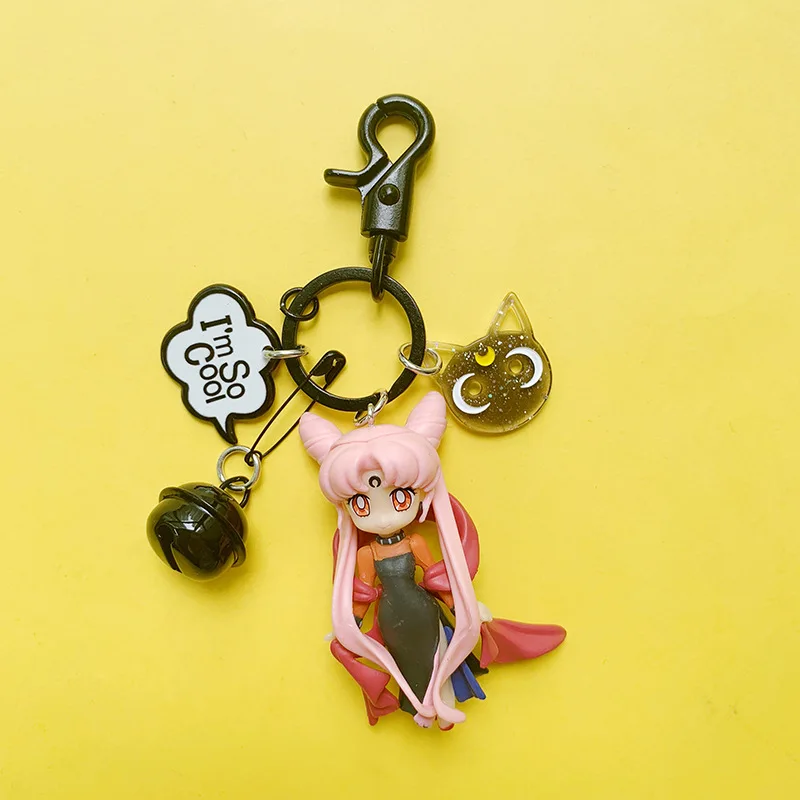 

26 type Black Sailor Moon Figures Tsukino Usagi Sailor Anime PVC Model Dolls Toys Creative Collection Gift For Girl 7CM