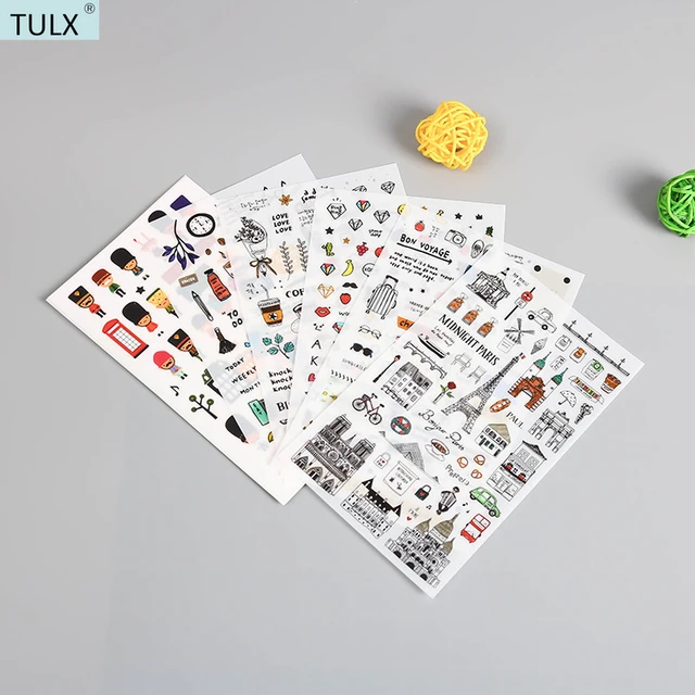 TULX kawaii stickers journaling stationery korean stickers thank you  stickers korean stationery stickers aesthetic stationary